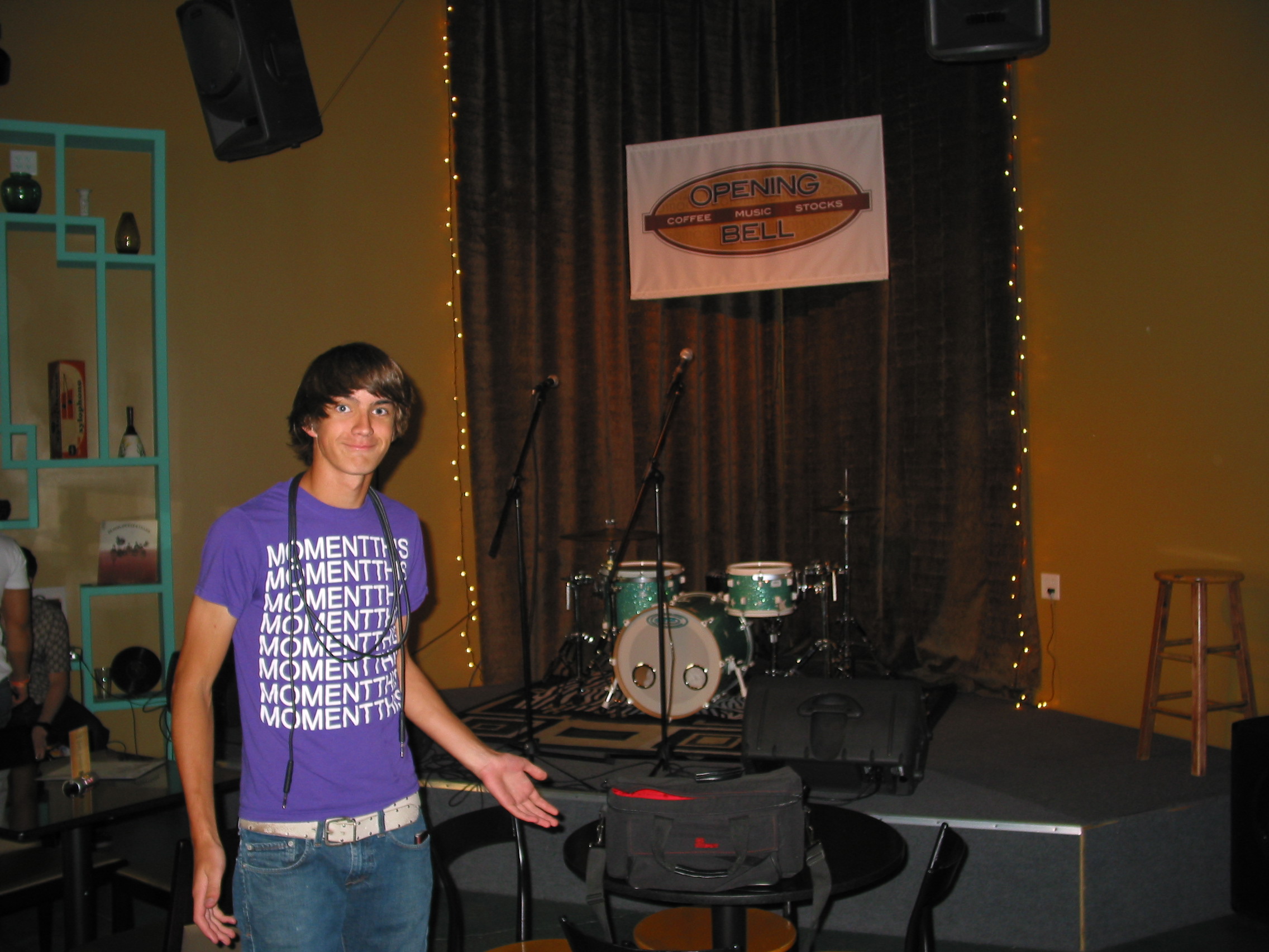 Ace before the show. Not nervous at all